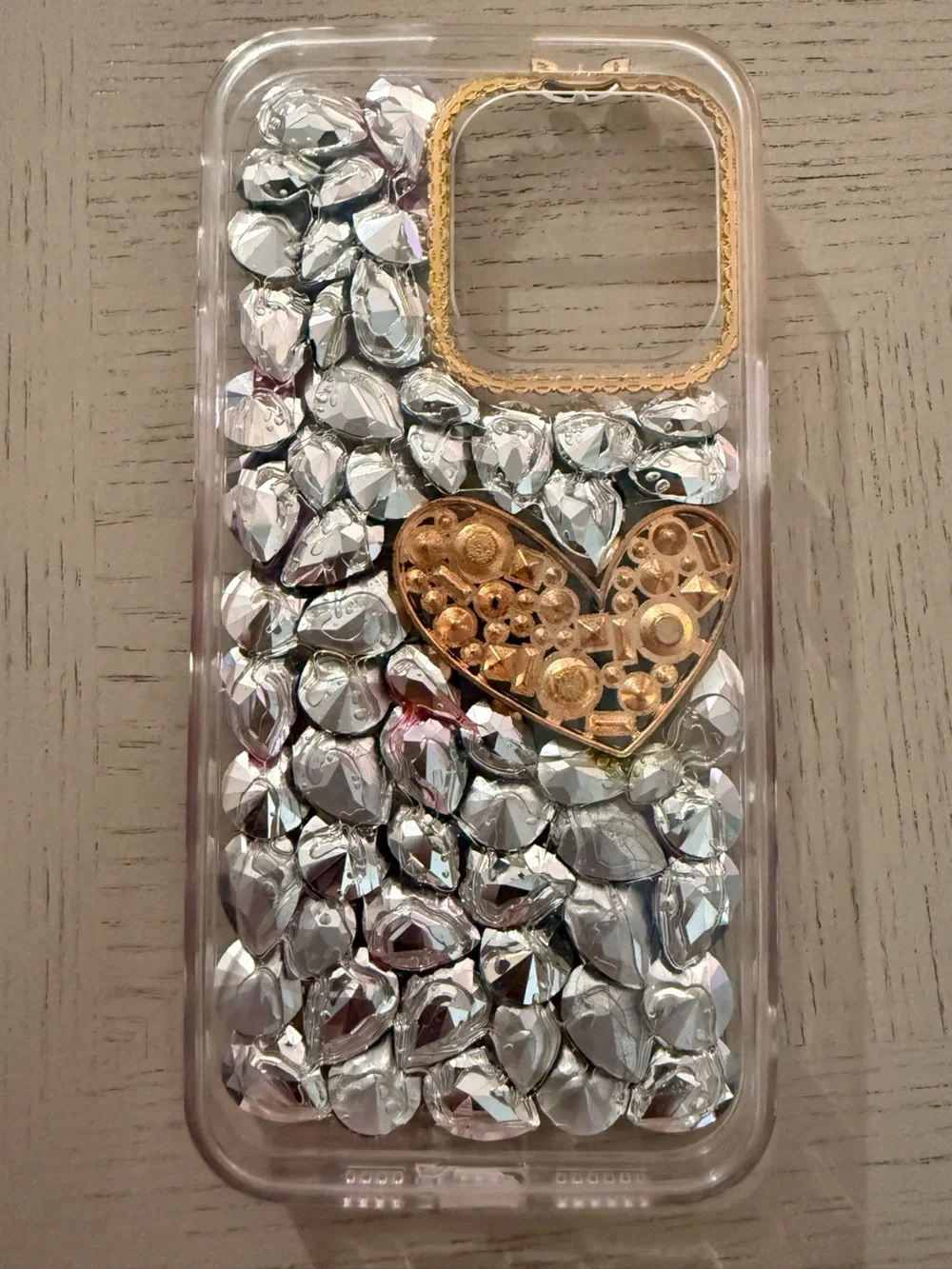 Decorative Multicolor Jeweled iPhone 14 Pro Max Case - Bling Protective Cover